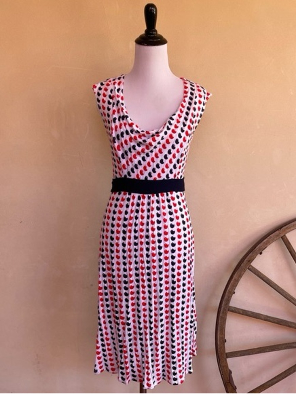 Anthropologie Eva Franco Red, White, And Blue Chick Dress
